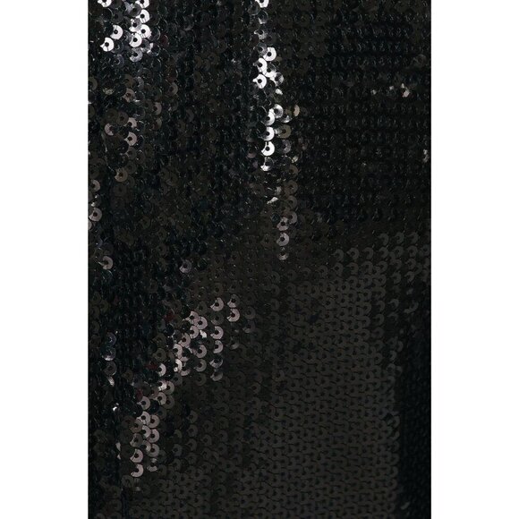 David Koma Asymmetric Bra Sequin Jumpsuit in Black 6 New Womens Dressy Outfit - Picture 5 of 12